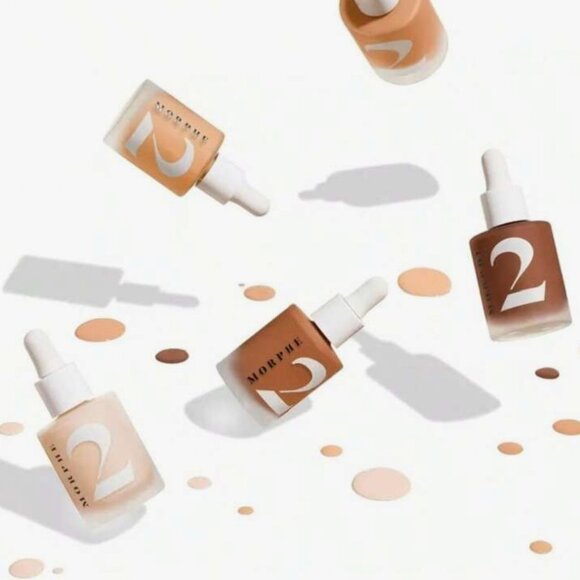 Morphe 2 Hint Hint Skin Tint ~ HINT OF ALMOND (Light/Medium Neutral) 1oz NIB - Picture 8 of 9